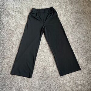 Halara High Waisted Side Pocket Wide Leg Work Pants - MEDIUM